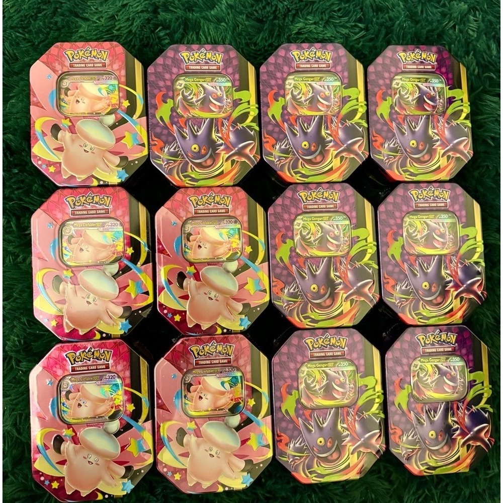 (1) Pokemon Moonlit Gengar Tin Or Clefable Tins